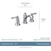 imageMoen Dartmoor Oil Rubbed Bronze TwoHandle Widespread Bathroom Faucet Traditional Bathroom Sink Faucet Valve Required T6805ORBMatte Black
