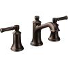 imageMoen Dartmoor Oil Rubbed Bronze TwoHandle Widespread Bathroom Faucet Traditional Bathroom Sink Faucet Valve Required T6805ORBOil Rubbed Bronze