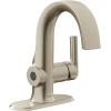 imageMoen Doux Chrome Motionsense Wave Touchless Single Handle Bathroom Sink Faucet S6910EWBrushed Nickel