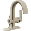 imageMoen Doux Chrome Motionsense Wave Touchless Single Handle Bathroom Sink Faucet S6910EWBrushed Nickel