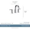 imageMoen Doux Chrome TwoHandle 8Inch Widespread Lever Handle Bathroom Faucet Trim Kit Valve Required TS6925Brushed Nickel