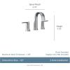 imageMoen Doux Chrome TwoHandle 8Inch Widespread Lever Handle Bathroom Faucet Trim Kit Valve Required TS6925Chrome