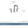 imageMoen Doux Chrome TwoHandle 8Inch Widespread Lever Handle Bathroom Faucet Trim Kit Valve Required TS6925Matte Black