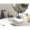 imageMoen Gibson Matte Black TwoHandle Centerset High Arc Modern Bathroom Faucet with Drain Assembly Contemporary Black Sink Faucet for 3Hole Countertops 6150BLMatte Black