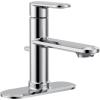 imageMoen Greenfield Chrome Single Handle One Hole Bathroom Sink Faucet 6504