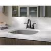 imageMoen Idora Matte Black TwoHandle Centerset Bathroom Sink Faucet with Drain Assembly 84115BL