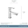 imageMoen Laris TwoHandle 4 Centerset Modern Bathroom Faucet 84015One Handle