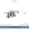 imageMoen Laris TwoHandle 4 Centerset Modern Bathroom Faucet 84015Two Handle