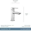 imageMoen Neese Chrome SingleHandle Lavatory Faucet 84784