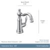 imageMoen Polished Nickel Weymouth OneHandle Single Hole Traditional Bathroom Sink Faucet with Drain Assembly S42107NLOil Rubbed Bronze