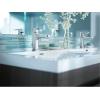 imageMoen Rizon Chrome OneHandle Modern Bathroom Faucet with Drain Assembly 6900Chrome