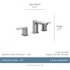 imageMoen Rizon Matte Black TwoHandle Widespread Bathroom Faucet Valve Required T6920BLChrome