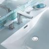 imageMoen Rizon Matte Black TwoHandle Widespread Bathroom Faucet Valve Required T6920BLChrome