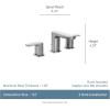 imageMoen Rizon Matte Black TwoHandle Widespread Bathroom Faucet Valve Required T6920BLMatte Black