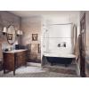 imageMoen Ronan Matte Black TwoHandle 4 in Centerset Modern Bathroom Faucet with PushDown Drain 84022BLBrushed Nickel