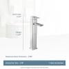 imageMoen S6711 90Degree OneHandle Vessel Sink Modern Bathroom Faucet ChromeBrushed Nickel