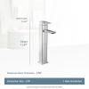 imageMoen S6711 90Degree OneHandle Vessel Sink Modern Bathroom Faucet ChromeChrome