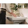 imageMoen S6981EWNL Flara Motionsense Wave Touchless Single Handle Bathroom Sink Faucet Polished Nickel