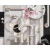 imageMoen T6142BL Gibson Two Handle 8Inch Widespread High Arc Modern Bathroom Sink Faucet Valve Required Trim Only Matte BlackBrushed Nickel