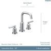 imageMoen T6142BL Gibson Two Handle 8Inch Widespread High Arc Modern Bathroom Sink Faucet Valve Required Trim Only Matte BlackChrome