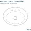 imageMoen T6142BL Gibson Two Handle 8Inch Widespread High Arc Modern Bathroom Sink Faucet Valve Required Trim Only Matte BlackChrome