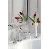 imageMoen TS42108BL Weymouth TwoHandle Lever Handle Bathroom Faucet Trim Kit Valve Required Matte BlackBrushed Nickel