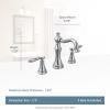 imageMoen TS42108BL Weymouth TwoHandle Lever Handle Bathroom Faucet Trim Kit Valve Required Matte BlackChrome