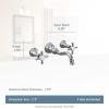 imageMoen TS42112ORB Weymouth Cross Handle Wall Mount Bathroom Faucet Trim Valve Required Oil Rubbed BronzeBrushed Gold