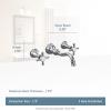 imageMoen TS42112ORB Weymouth Cross Handle Wall Mount Bathroom Faucet Trim Valve Required Oil Rubbed BronzeBrushed Nickel
