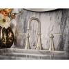 imageMoen TS44103 Colinet Traditional TwoHandle Widespread HighArc Bathroom Faucet with Cross Handles Valve Required ChromeChrome