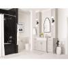 imageMoen TS44103 Colinet Traditional TwoHandle Widespread HighArc Bathroom Faucet with Cross Handles Valve Required ChromeMatte Black
