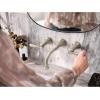 imageMoen TS44104BL Colinet Traditional Lever Handle Wall Mount Bathroom Faucet Trim Valve Required Matte Black