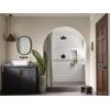 imageMoen TS44105BL Colinet Traditional Cross Handle Wall Mount Bathroom Faucet Trim Valve Required Matte BlackMatte Black