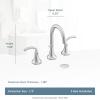 imageMoen TS6520 Icon Collection TwoHandle High Arc Bathroom Faucet Without Valve Chrome