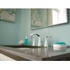 imageMoen TV6173BL Glyde TwoHandle High Arc Widespread Bathroom Sink Faucet for 3Hole Setups with Valve Included Matte BlackBrushed Nickel