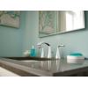 imageMoen TV6173BL Glyde TwoHandle High Arc Widespread Bathroom Sink Faucet for 3Hole Setups with Valve Included Matte BlackBrushed Nickel