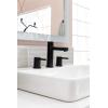 imageMoen Two Handle Widespread Contemporary Modern Matte Black Bathroom Sink Faucet with Drain Kit Perfect for Countertop and Wide Spread Bath Setup T6193BLBrushed Gold