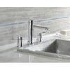 imageMoen Two Handle Widespread Contemporary Modern Matte Black Bathroom Sink Faucet with Drain Kit Perfect for Countertop and Wide Spread Bath Setup T6193BLBrushed Nickel