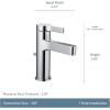 imageMoen Vichy Chrome OneHandle Single Hole Modern Bathroom Faucet 6710