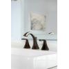 imageMoen Voss Matte Black TwoHandle Widespread Bathroom Faucet Trim Kit Valve Required T6905BL