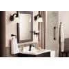 imageMoen Voss Matte Black TwoHandle Widespread Bathroom Faucet Trim Kit Valve Required T6905BL