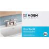imageMoen WS84800 TwoHandle Low Arc Bathroom Faucet ChromeSpot Resist Brushed Nickel