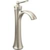 imageMoen Wynford Chrome OneHandle High Arc Vessel Sink Bathroom Faucet 4507Brushed Nickel