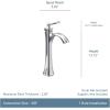 imageMoen Wynford Chrome OneHandle High Arc Vessel Sink Bathroom Faucet 4507Chrome