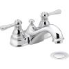imageMoen 6101 Kingsley TwoHandle Centerset Bathroom Faucet ChromeChrome