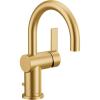 imageMoen 6221 CIA Collection Single Handle Bathroom Sink Faucet ChromeBrushed Gold