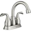imageMoen 84115 Idora Bathroom Sink Faucet 4Inch Centerset ChromeBrushed Nickel