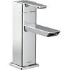 imageMoen 90 Degree Chrome OneHandle Modern Bathroom Faucet with Drain Assembly S6700Chrome