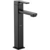 imageMoen 90 Degree Matte Black OneHandle Single Hole Vessel Sink Modern Bathroom Faucet S6712BL