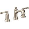 imageMoen Dartmoor Oil Rubbed Bronze TwoHandle Widespread Bathroom Faucet Traditional Bathroom Sink Faucet Valve Required T6805ORBBrushed Nickel